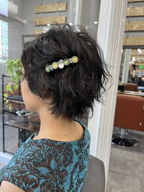 【clomus】ヘアアレンジ