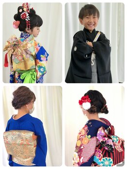 サクララ(Sakura la)の写真/【早朝も対応】様々なお着物イベントのお着付けに対応！出張もご相談ください！