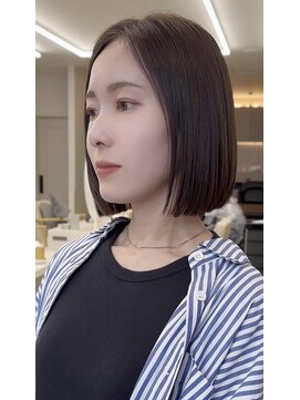 サンド 鹿児島中央(sand) ボブ　韓国ボブ　タッセルボブ　切りっぱなしボブ　似合わせ