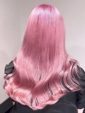 ベレーザ 渋谷(BELEZA) 9061ミルクティーピンクハイトーンカラーベビーピンク韓国ヘア