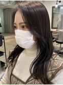 #noi_style 透け感アッシュグレー