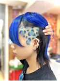 青豹【ダブルカラー/派手髪/デザインカラー/原色カラー】