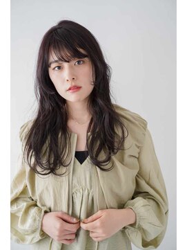 トクテ 高円寺(tokute) くびレイヤーエモージュ前髪ピンクベージュワンカール【高円寺】