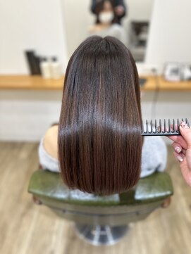 グリーンルームセカンド 結城店(GREEN ROOM. 2nd) 髪質改善トリートメント×ピンクベージュ