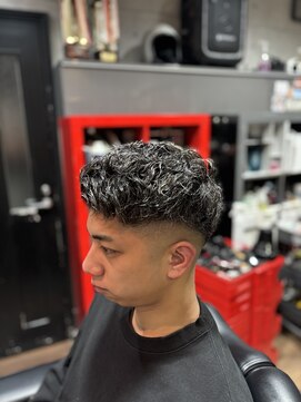 グロウヘアワークス(grow hair works) メッシュ×天然パーマ