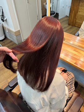 アン ブリーチ(UN BLEACH) 【ダブルカラー】スカーレッド