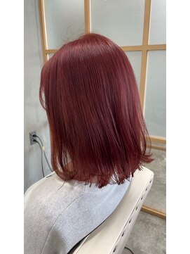 スエラ(suera) ワインレッド/チェリーレッド/ダブルカラー