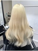 【ホワイトブロンド】抜きっぱなしブロンドハイトーンベージュ