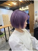 ラベンダー/デジタルパーマ/チェリーブラウン/下北沢