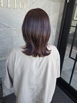 メゾン アヴァロ(Maison Avallo)&nbsp;ディープバイオレットのくびれボブ