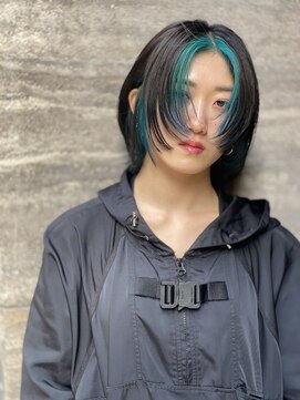 ブランシュ(BLANCHE) 【BLANCHE】フェイスフレーミングターコイズブルー