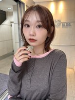 ガーデン 渋谷(GARDEN)&nbsp;レイヤーボブ　くびれボブ　シースルーバング　ベージュカラー