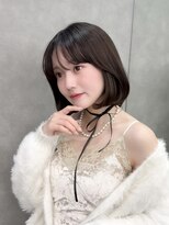 ロンドリゼル 札幌(Lond RiseL)&nbsp;◯ オリーブグレー/韓国/レイヤーカット/髪質改善/縮毛矯正/札幌