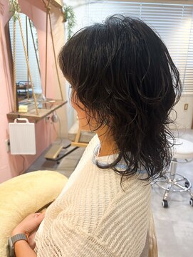 アットティー 金沢八景(at tee...) ニュアンスパーマ×ウルフ