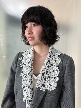 ニーム(nimes) ボブパーマ/黒髪ボブ/ドライパーマ