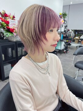 リミット 大宮(limit) レイヤーボブ/顔まわりレイヤー/ブロックカラー/ブリーチ