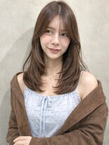 ナナローネス 渋谷(nana loness) 小顔見えくびれレイヤー×透明感ベージュ