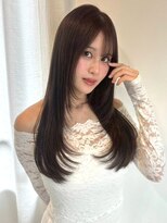 アンニュ(annuy) レイヤーカット ハッシュカット 韓国ヘア 前髪カット 20代