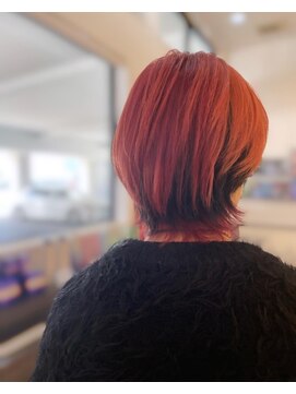 リド 館出店(LIDO) 赤髪ダブルカラー