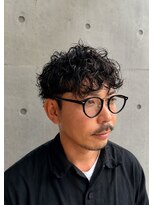 サンキスビューティースタジオ 千葉中央(Sunkissed beauty studio) リバースセンターパート/ニュアンスウルフ/ダウンバング/千葉