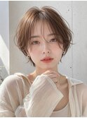 【NOA】小顔カット韓国風くびれショート透け感シースルーバング