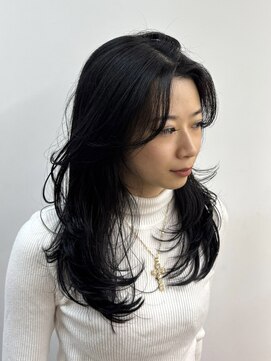 ノービス バイ パーキング 心斎橋(NOV!!!CE by PARKiiiNG) ミルクブラウン/夏のヘアアレンジ/ダークパープル