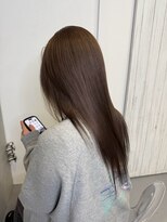 レオクマ 長野(REOKUMA)&nbsp;413. ブラウンカラー/セミロング/前髪/韓国/ツヤ感