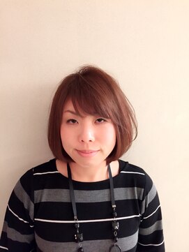 ロンド 銀座(Lond) この春オススメ、ピンクベージュショートボブ【担当 川上功介】