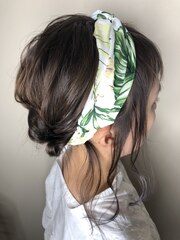 女子力アップ！ヘアアクセサリー！ヘアアレンジ