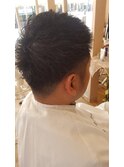 ツーブロックショート
