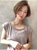 30、40代にオススメ☆イルミナカラー×前髪なしショート