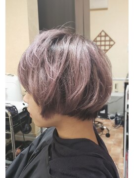 サムブリッジ(SOMEBRIDGE) ★コントラスト強めのホワイトピンクヘアカラー★【SOMEBRIDGE】