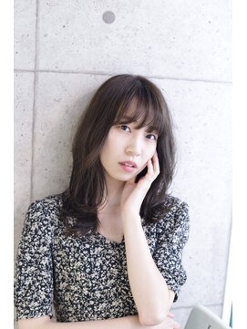 ラティ(Ratie) "Ratie"秋色ゆるふわセミロング2/グレージュ