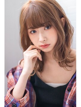 クラン(clan) #ショコラベージュ#ボブウルフカール#ベビーバング