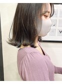 【guest &nbsp;style】ふんわり外ハネボブ×ラベンダーアッシュ
