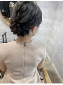 【シニヨン】天神/天神駅/早朝/ヘアセット