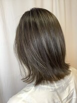 ヘアーメイク トレコローリ(hair make trecolori) 【trecolori 津田沼】ブリーチ無しオリーブグレージュ白髪ボカシ