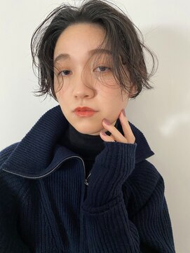 ナリー(Nary) ショート×ニュアンスパーマ