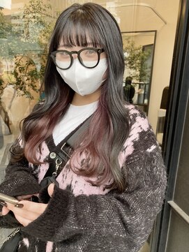 ヘアーアイスカルテット(HAIR ICI QUARTET) ピンクパープルのインナーカラー