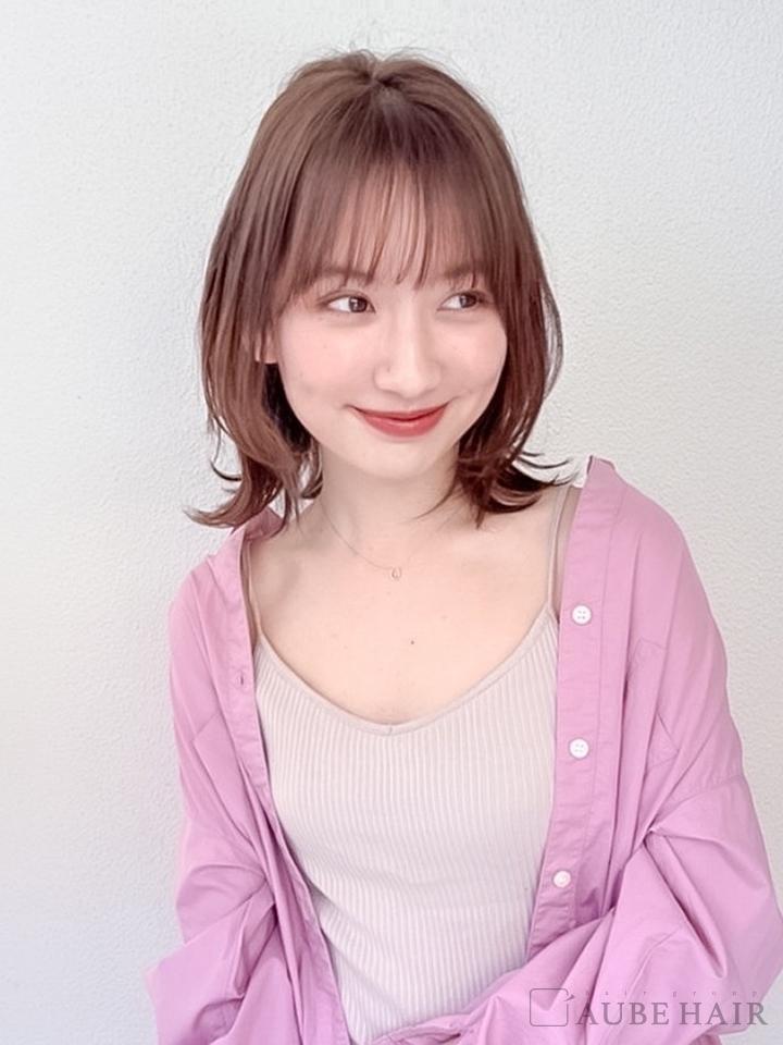 オーブ ヘアー ビセラ 広島4号店(AUBE HAIR vicella) 20代・30代_小顔見せくびれミディ