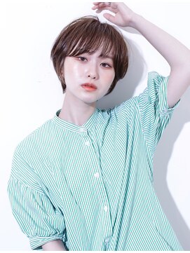 ヨファヘアー 岡本店(YOFA hair) 大人かわいい小顔ショートペールベージュ0902