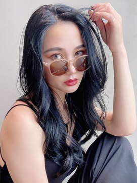 アイティー バイ アルバム 中野店(IT by ALBUM) ヨシンモリ_外ハネボブセクションカラーペールベージュ_48602