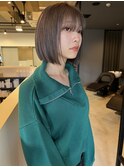 スモーキーベージュカラー【透明感カラー/岡崎】