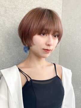 ロンド レグリーズ 立川(Lond leglise) ショート×顔周り×前髪×シルキーベージュ×グレージュカラー