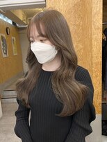 ポーチバイハニー オモテサンドウ(PORCH by HONEY omotesando)&nbsp;波打ちレイヤー　オリーブベージュ　ラテグレージュ