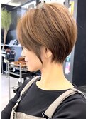 大人可愛い愛され小顔ナチュラルショート