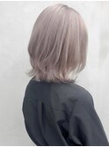 【GEEKS渋谷】ホワイトグレージュ/夏カラー/20代30代/ウルフヘア