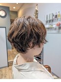 くせ毛風ショート