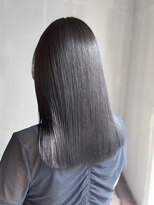 ジーテ(gite)&nbsp;グレージュカラー×トステアストレート♪「横浜/髪質改善」