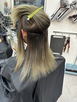 ミラ 銀座(MILA)&nbsp;ブリーチ履歴がある縮毛矯正